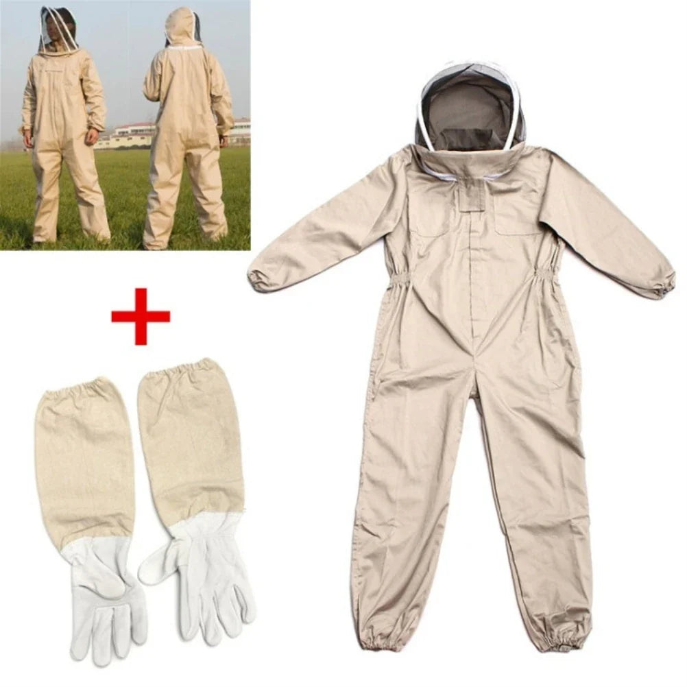 Bee Outfit Bee Suit Gloves Bee Suit with Gloves Beekeeping Protective Suits Beekeeper Suit Bee Keeper Gear Coveralls Bee Outfit