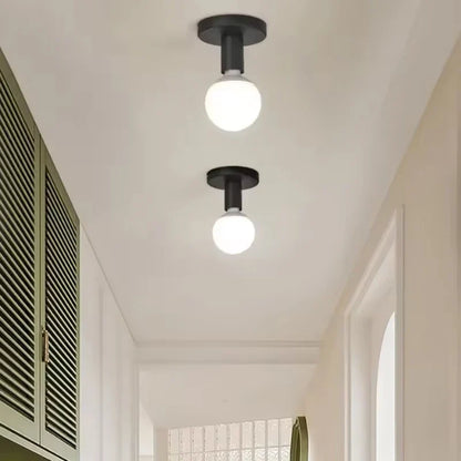 Modern Black E27 Lamp Base Nordic Retro Iron lamp Decor For Living Room Bedroom Bathroom Ceiling Light Wall Lamp Holder