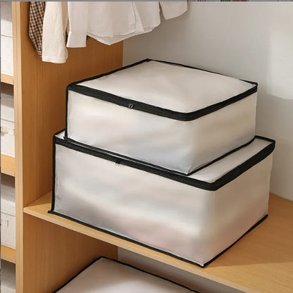 Underbed Storage Bag Foldable Quilt Bag Wardrobe Clothes Storage Box Dustproof Organizer Large Capacity Quilt Storage Bag