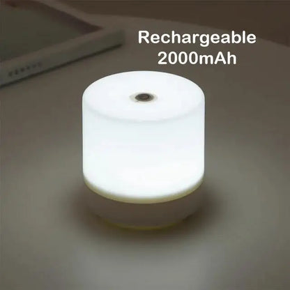Touch Rechargeable LED Bedside Lamp 3 Colors USB Stepless Dimming Night Light Eye Protection For Bedroom Reading Table Lamp
