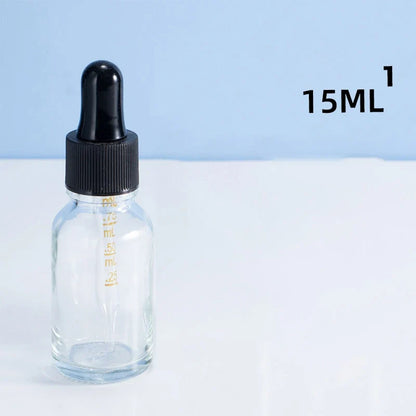 Dropper Bottles With Scale Reagent Eye Drop Transparent Glass Aromatherapy Liquid Pipette Bottle Refillable Bottles Travel