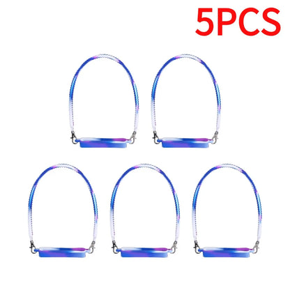 Soft Silicone Water Bottle Handle Silicone Portable Thermo Bottle Sling Carrier Holder With Strap for  Stanley Cup Accessories