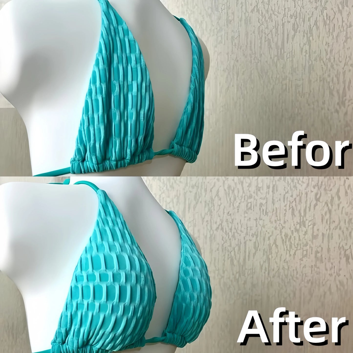 Bikini swimsuit chest pad insert, transparent, invisible, thick, cute silicone chest pad, waterproof, sweat proof