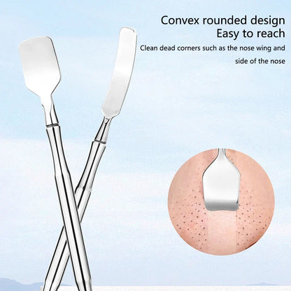 Double Head Stainless Steel Professional Blackhead Remover Blemish Extractor Tool Pimple Comedone Removal For Face