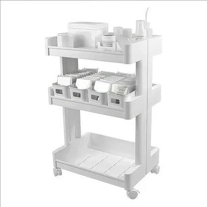 Hairdressing Storage Professional Aesthetic Cart Wheels Beauty Salon Tray Salon Equipment Furniture Commercial Furniture