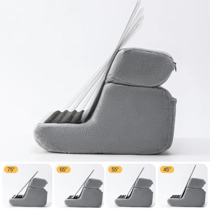 Multi-functional Tablet Pillow Stand，4 Angles For Comfortable Reading and Watching Of Mobile Phone Tablet Reading Stand，Foldable