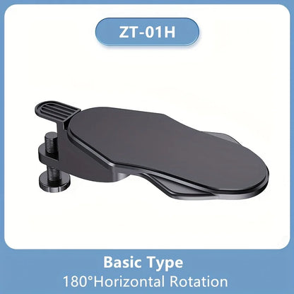 Computer Arm Rest Support Extender for Desk Adjustable Rest Pad Holder Ergonomic Elbow Rest Holder Folding Rotating Desk