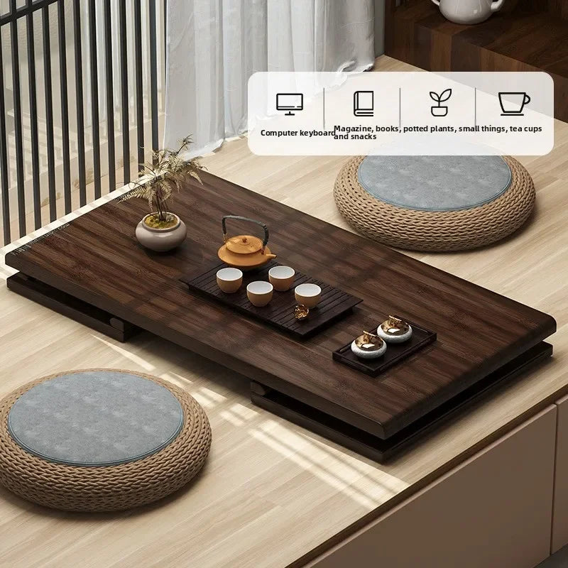 bay window small table bed folding small coffee table balcony low table  tea table