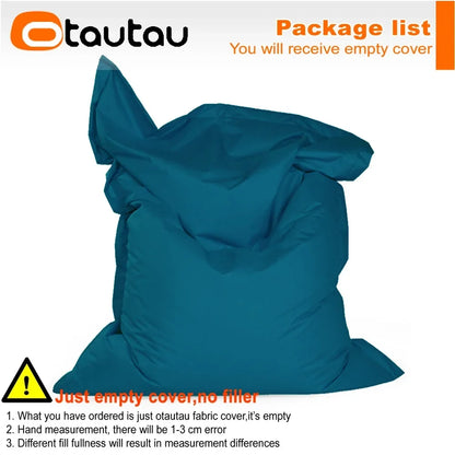 OTAUTAU M/L Outdoor/Home Bean Bag Cover 140x180cm DD103【No Filler Inside! You Need To Buy Filler By Yourself !】