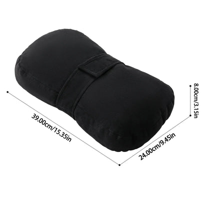 Knee Pillow for Side Sleepers，Support Leg Pillow for Hip & Back Pain, Plush，Bind Belt & Machine Washable