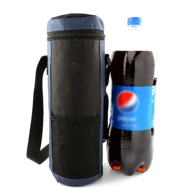 Portable Cooler Bag with Carry Straps Oxford Cloth Insulation Sleeve Aluminum Film Travel Camping Keep Warm/cold Drink Carrier