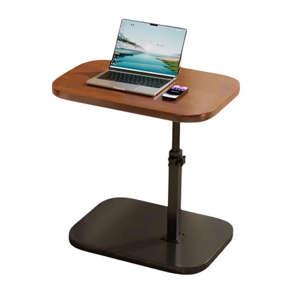 Foldable Sofa Edge Table Adjustable Height C-Shaped Mobile Storage Desk Flip Desktop Easy Installation Movable Tea Table Rack