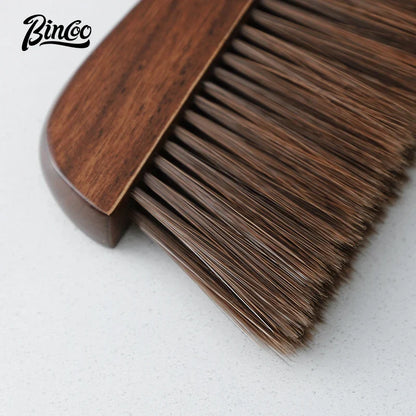 Bincoo Coffee Grinde Machine Cleaning Brush Vintage Solid Wood Brush Professional Home Barista Clean Tool Cafe Accessories