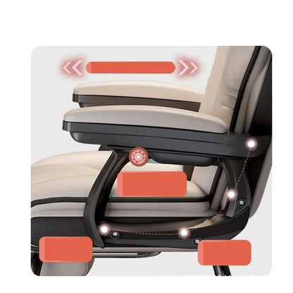 Leisure Gaming Office Chair Bow-shaped Chair Adjustable Ergonomics Home Comfortable Sitting Desk Silla Gamer Office Furniture