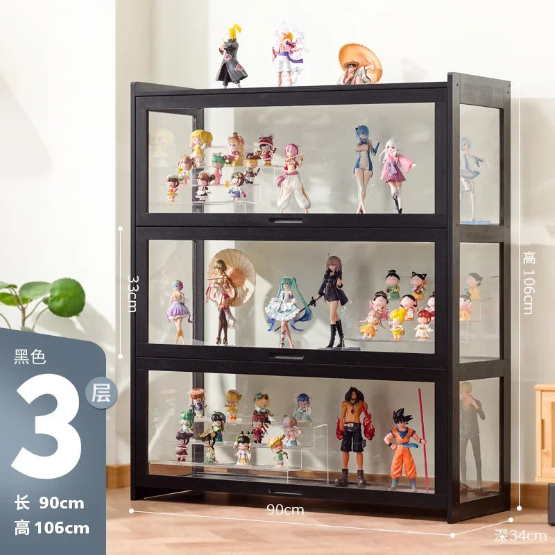 Large Lego display box cabinet figure acrylic figurine toy ornament artifact dust-proof transparent blind box storage rack