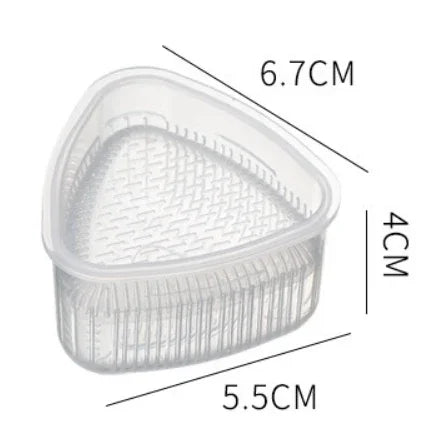 Transparent Plastic Onigiri Mold Set  Japanese-style Onigiri and Sushi Mold Set  Sushi Cartoon-themed Onigiri Molds For Children