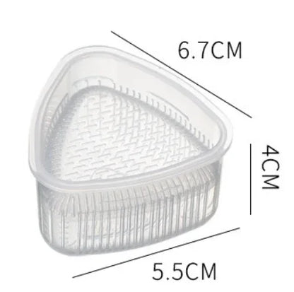 Transparent Plastic Onigiri Mold Set  Japanese-style Onigiri and Sushi Mold Set  Sushi Cartoon-themed Onigiri Molds For Children