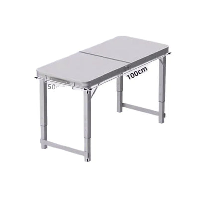 Folding table stall folding outdoor portable lifting work table camping picnic night market folding table and chairs