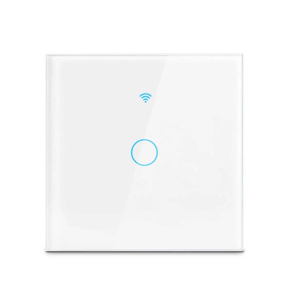 Work With Tuya WiFi Smart Switch Works With Alexa With/Without Neutral Wire Wireless RF433 Wall Touch Sensor Switch