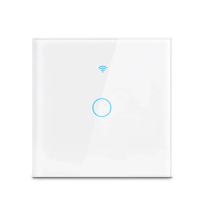 Work With Tuya WiFi Smart Switch Works With Alexa With/Without Neutral Wire Wireless RF433 Wall Touch Sensor Switch