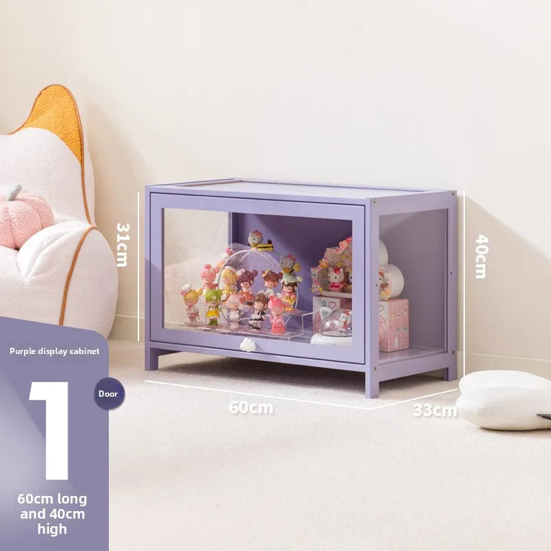 Blind box storage display stand model storage box dustproof building block doll figure display cabinet