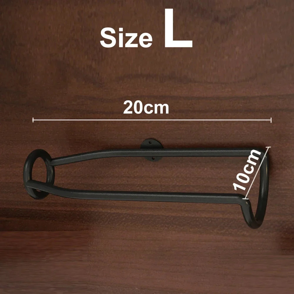 Wall-Mounted Bar Wine Rack Holder Accessories Wine Cellar Beer Champagne Storage Display Iron Metal Support Shelf Stand JJ001