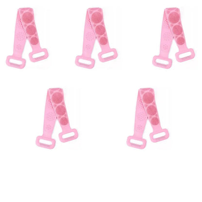 Body Sponge Silicone Brushe Bath Towels Scrubber Rubbing Back Peeling Massage Shower Belt Extended Skin Clean Brushes Bath Brush