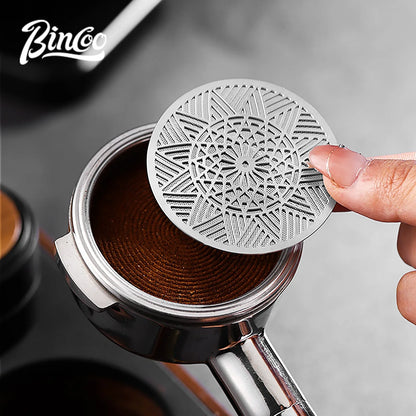 Bincoo 51/58mm Espresso Portafilter Dispersion Plate Stainless Steel Sintered Shower Screen Even Extraction Upgrade Accessories