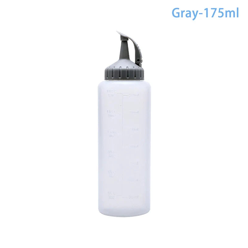 175ML/350ML Large Squeeze Condiment Bottles With Nozzles Ketchup BBQ Sauces Olive Oil Bottle Dispenser Squeeze Sauce Bottle