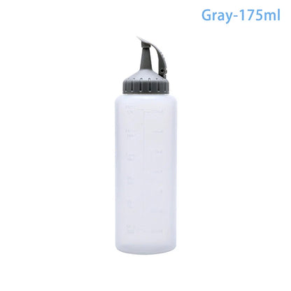 175ML/350ML Large Squeeze Condiment Bottles With Nozzles Ketchup BBQ Sauces Olive Oil Bottle Dispenser Squeeze Sauce Bottle
