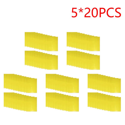 20-200PCS Fly Stickers Outdoor Plant Insect Catcher Fly Trap Double Sided Sticky Traps for Bugs Mosquito Trap Sticky Board