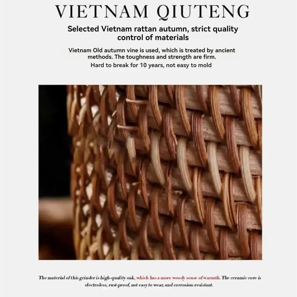 Handmade Rattan Table Mat Creative Placemat Heat Insulating Non-Slip Coaster for Dining Table Bowl Plate