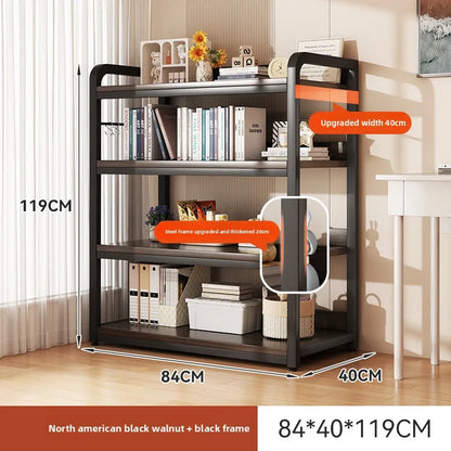 Bookshelf Shelf Integrated Wall Multi-layer Storage Rack Bedroom Wall Bay Window Display Cabinet Office Shelf