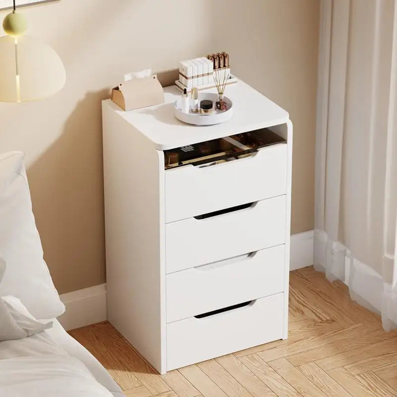 Cream wind dresser modern simple multi-functional 48CM 40CM bedside chest integrated makeup table storage cabinet