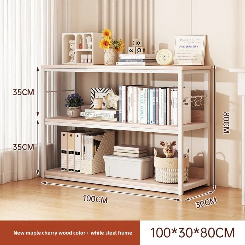 Bookshelf Shelf Integrated Wall Multi-layer Storage Rack Bedroom Wall Bay Window Display Cabinet Office Shelf