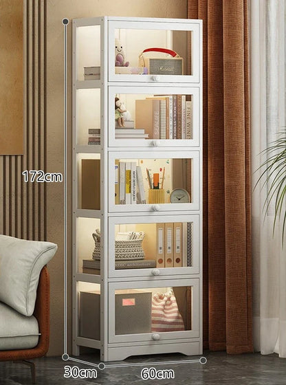 Figure transparent acrylic storage box display cabinet LEGO POP MART non-glass ornament shelf display cabinet