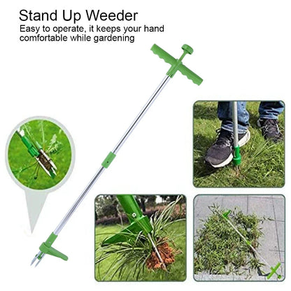 Garden Tools Portable  Puller Stand Up er Long Handle Garden Lawn Root Killer Remover Tool Stand Up er ing Tool