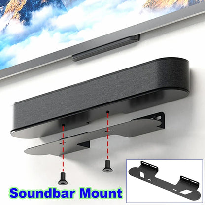 Soundbar Wall Mount Bracket for Sonos Beam Soundbar Compatible with Sonos Beam Gen1 & Gen2 Soundbar Speaker Wall Holder