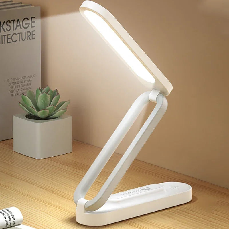 Reading Desktop Desk Lamp Multifunctional Folding  Lamp Infinite Dimming Eye Protection Bedroom Living Room Study Led Desk Light