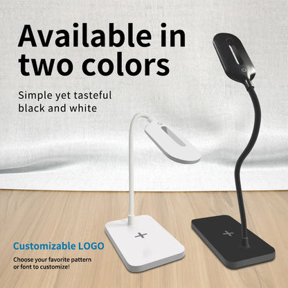 Reading Desk Lamp LED Desk Lamp USB Plug-In Wireless Charging Mobile Phone Touch Eye Protection Table Light Home Office Lighting