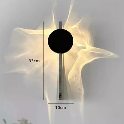 Stainless Rotatable Shadow Art Sconce Creative Corrugated LED Wall Light  Bedroom Bedside Parlor Stairs Aisle Atmosphere Light