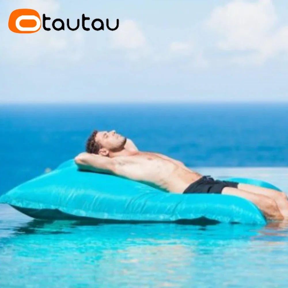 OTAUTAU Outdoor Bean Bag Pillowsac Cover Beach Swim Pool Floats Lounger Bed DD034【No Filler!Need To Buy Filler By Yourself !】