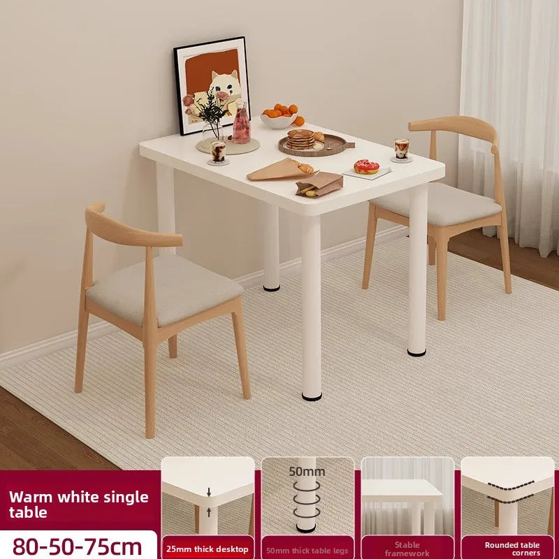 Dining table Household small apartment Outdoor portable stall Eating square table