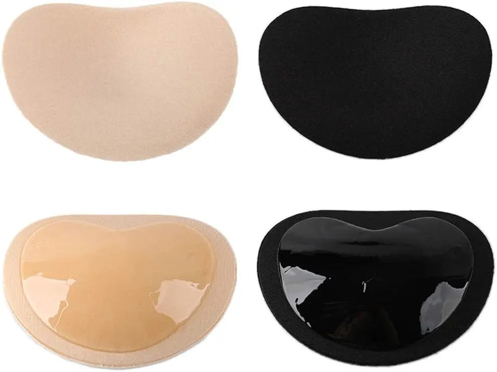 Bikini swimsuit chest pad insert, transparent, invisible, thick, cute silicone chest pad, waterproof, sweat proof