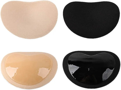 Bikini swimsuit chest pad insert, transparent, invisible, thick, cute silicone chest pad, waterproof, sweat proof
