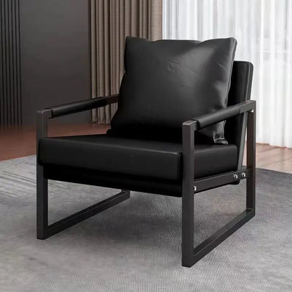 Nordic lazy sofa light luxury sales single wrought iron leisure chair balcony negotiation bedroom living room minimalist sofa