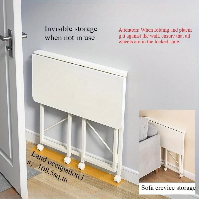 Folding small desk, bedroom desk, student's simple writing desk