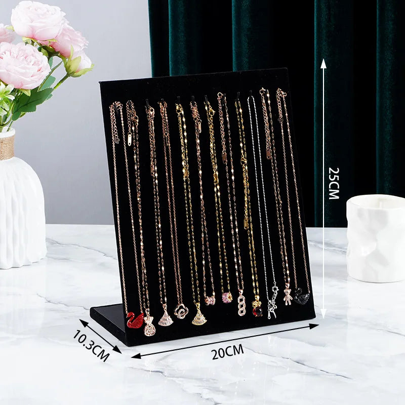 Creative Necklace Frame Fashion Jewelry Display Frame Pendant Support Jewelry Display Props Ear Stud Storage Display Rack