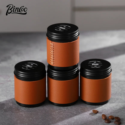Bincoo Mini Coffee Canisters 2-Pack 80ML, Portable Storage Bottles, Outdoor Coffee Powder Containers, Airtight Freshness Keepers