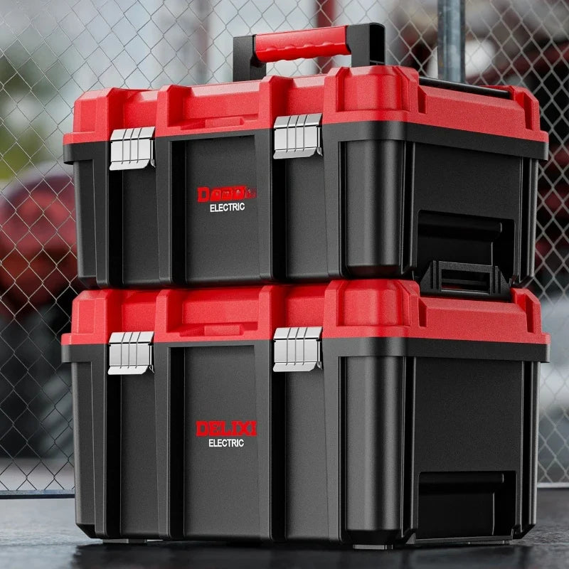 Heavy Duty Portable Toolbox Lockable Rolling Chest Drawers Wheels Garage Workshop Automotive Mechanic Home Tool Box Organizer